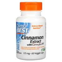 Doctor's Best Cinnamon Extract with Cinnulin PF 125 mg
