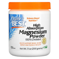 Doctor's Best High Absorption Magnesium Powder 100% Chelated with Albion Minerals