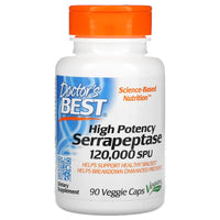 Doctor's Best High Potency Serrapeptase 120,000 SPU