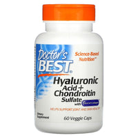 Doctor's Best Hyaluronic Acid + Chondroitin Sulfate with BioCell Collagen