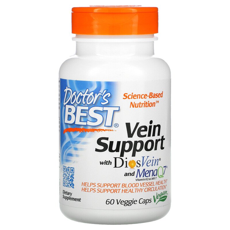 Doctor's Best Vein Support with DiosVein and MenaQ7