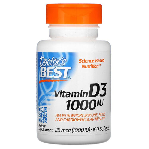 Doctor's Best Vitamin D3 25 mcg (1,000 IU)