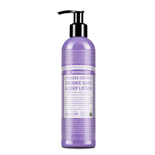 Dr. Bronner's Organic Hand & Body Lotion - Lavender Coconut