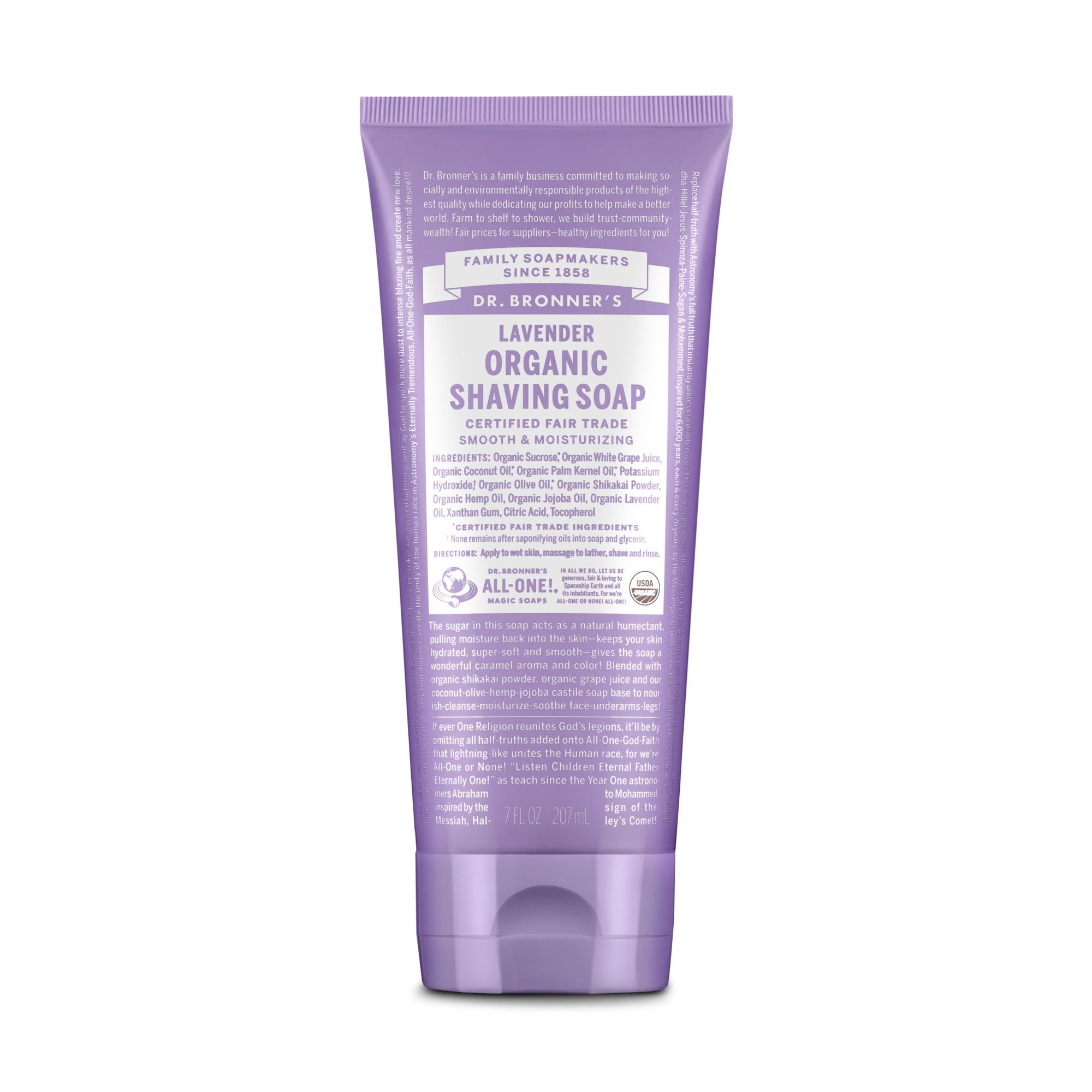 Dr. Bronner's Organic Shaving Soap - Lavender