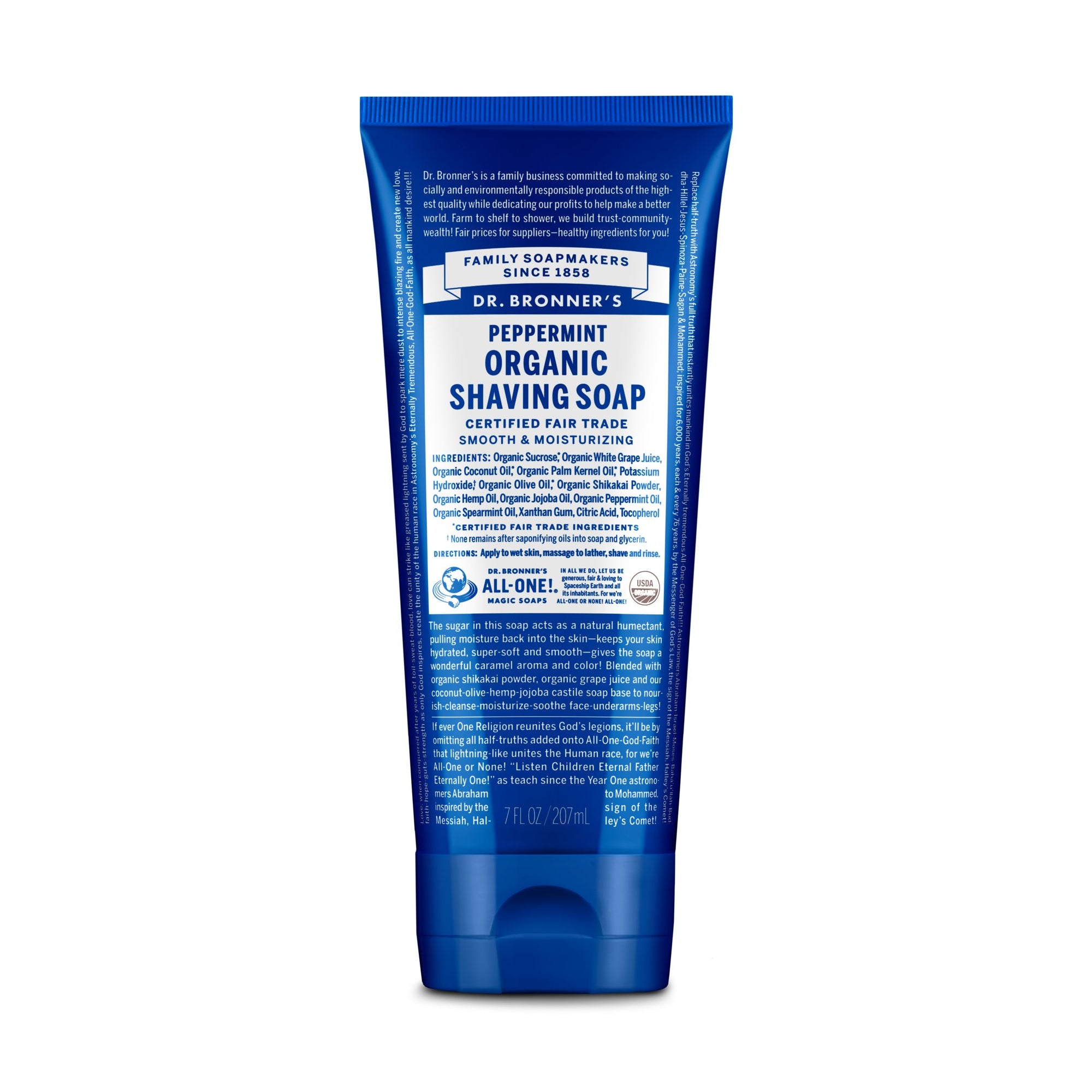 Dr. Bronner's Organic Shaving Soap - Peppermint