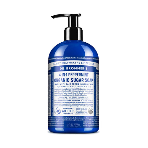 Dr. Bronner's Organic Sugar Soap - Peppermint