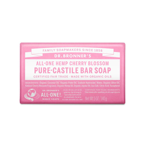 Dr. Bronner's Pure-Castile Bar Soap - Cherry Blossom