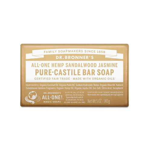 Dr. Bronner's Pure-Castile Bar Soap - Sandalwood Jasmine