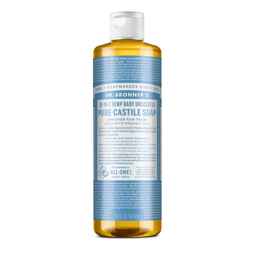 Dr. Bronner's Pure-Castile Liquid Soap - Baby Unscented