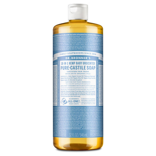 Dr. Bronner's Pure-Castile Liquid Soap - Baby Unscented