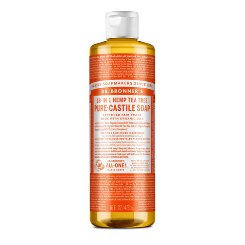 Dr. Bronner's Pure-Castile Liquid Soap - Tea Tree