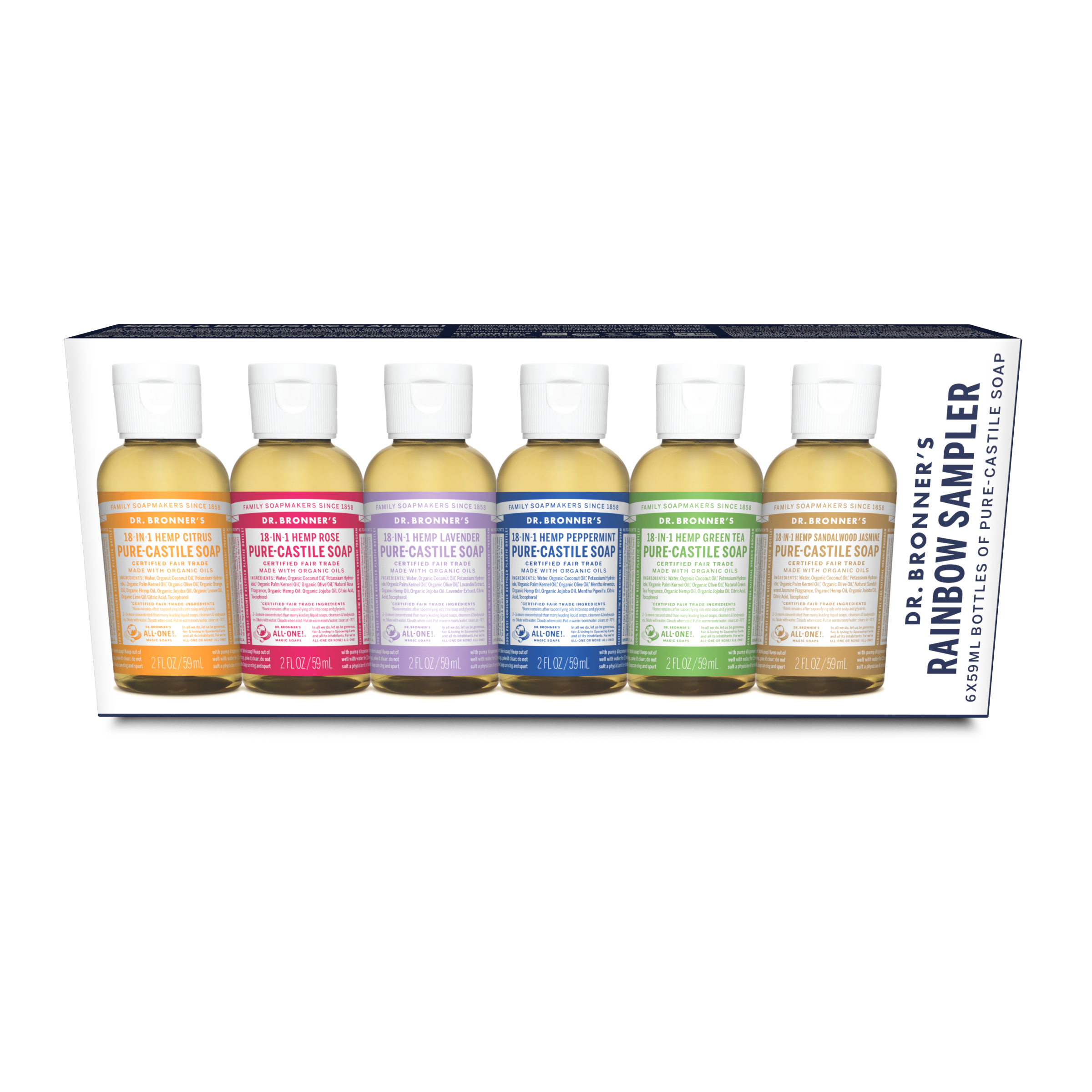 Dr. Bronner's Rainbow Sampler Pack