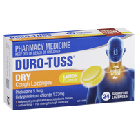 Duro-Tuss Dry Cough Lozenges - Lemon Flavour