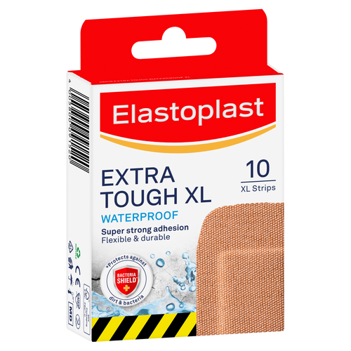 Elastoplast Extra Tough XL Waterproof Plasters