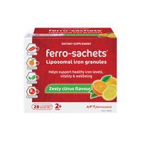 Ferro-Sachets Liposomal Iron Granules - Zesty Citrus Flavour