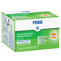 Fess Nasal & Sinus Wash Gentle Strength Refill Sachets