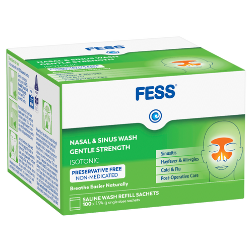 Fess Nasal & Sinus Wash Gentle Strength Refill Sachets