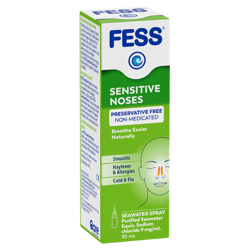 FESS Sensitive Noses Seawater Saline Nasal Spray
