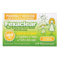 Fexaclear 180mg Fast Acting 24 Hour Relief