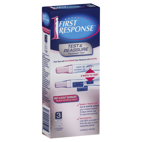 First Response Test & Reassure Pregnancy Test