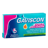 Gaviscon Dual Action Chewable Tablets - Peppermint