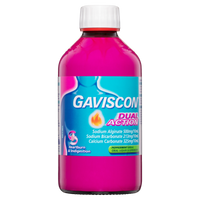 Gaviscon Dual Action Oral Liquid Suspension - Peppermint