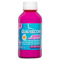 Gaviscon Dual Action Oral Liquid Suspension - Mixed Berry