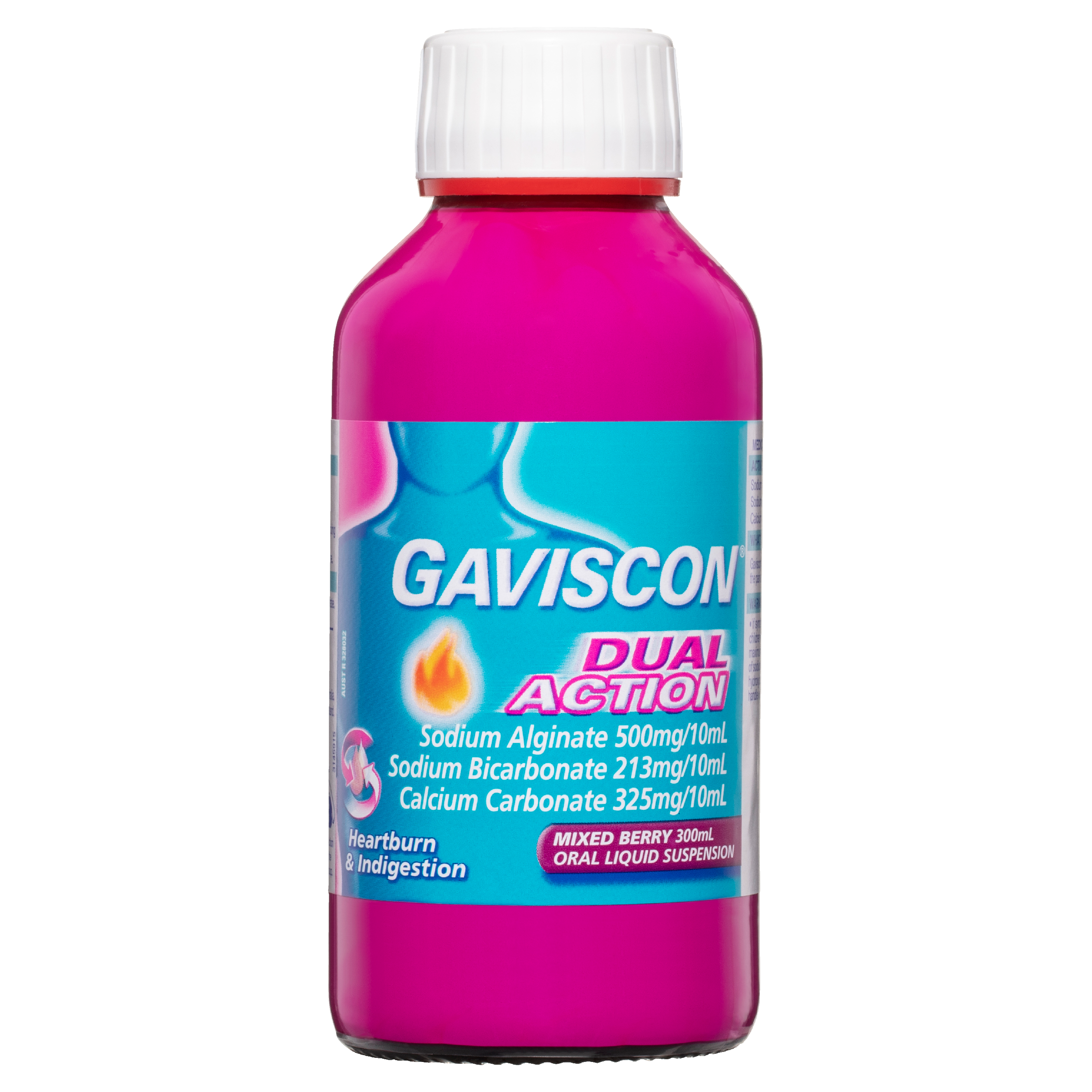Gaviscon Dual Action Oral Liquid Suspension - Mixed Berry