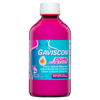 Gaviscon Dual Action Oral Liquid Suspension - Mixed Berry