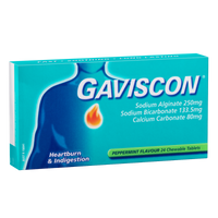 Gaviscon Original Chewable Tablets - Peppermint