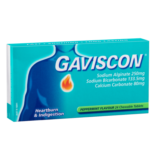 Gaviscon Original Chewable Tablets - Peppermint