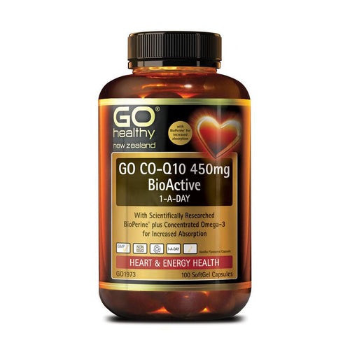 GO Healthy Go Co-Q10 450mg BioActive 1-A-DAY