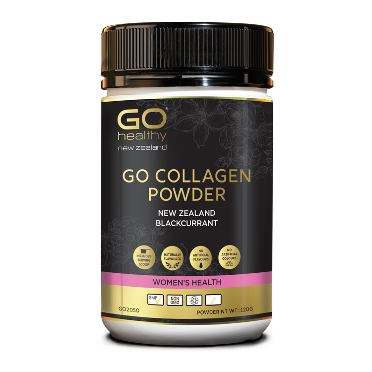 GO Healthy Go Collagen Powder New Zealand Blackcurrant Net Pharmacy