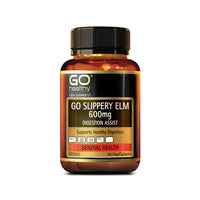 GO Healthy Go Slippery Elm 600mg Digestion Assist