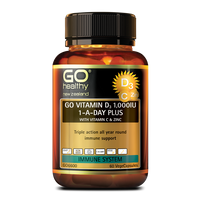 GO Healthy Go Vitamin D3 1,000IU 1-A-Day Plus with Vitamin C & Zinc