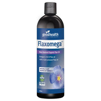 Good Health Flaxomega New Zealand Organic Flax Oil