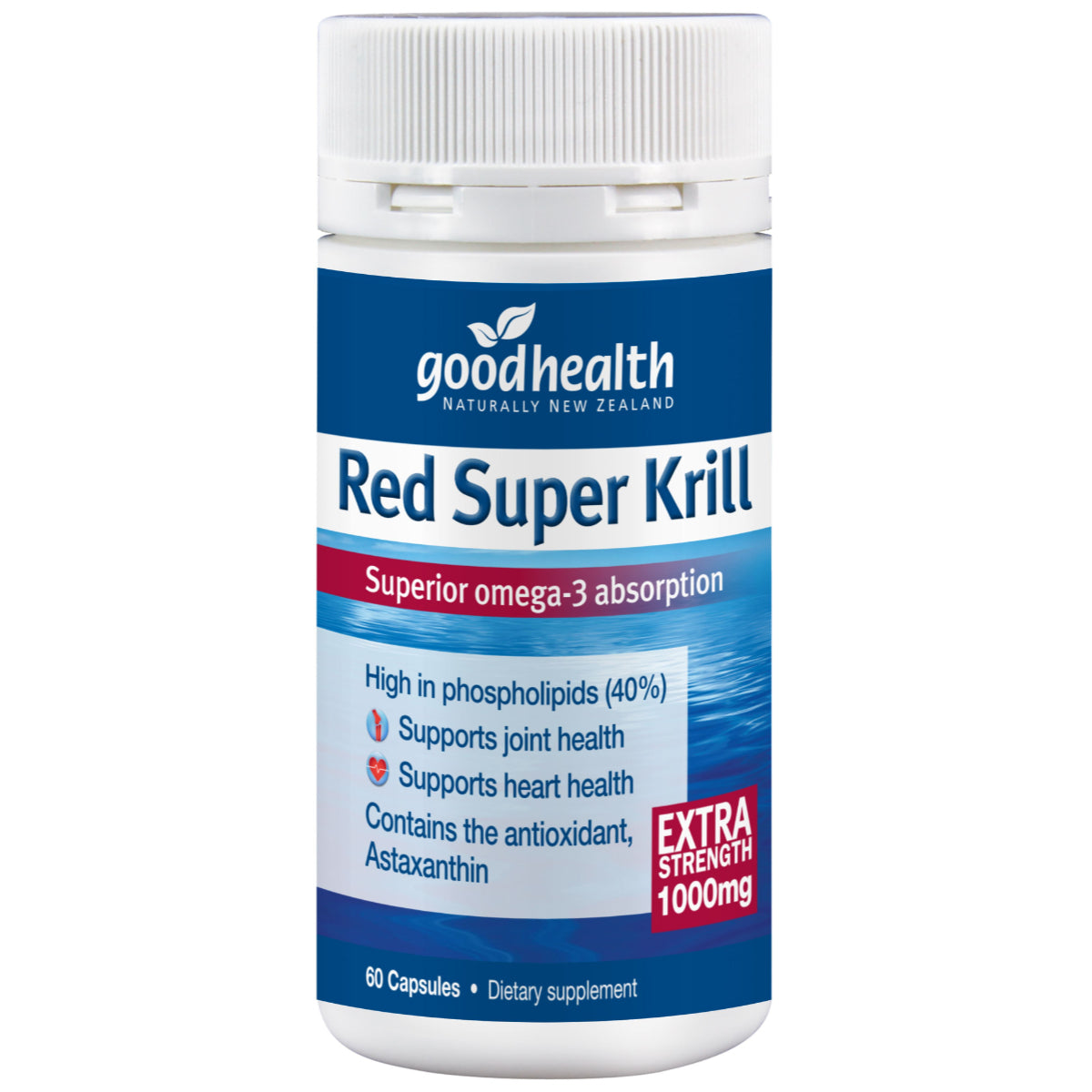 Good Health Red Super Krill 1000mg - Net Pharmacy