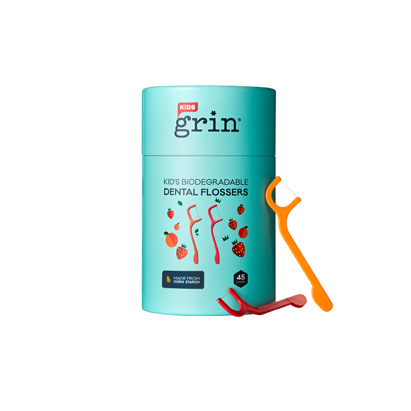 Grin Kids Biodegradable Dental Flossers