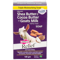 Hope's Relief Shea Butter & Cocoa Butter + Goats Milk Soap