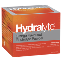 Hydralyte Electrolyte Powder - Orange Flavour