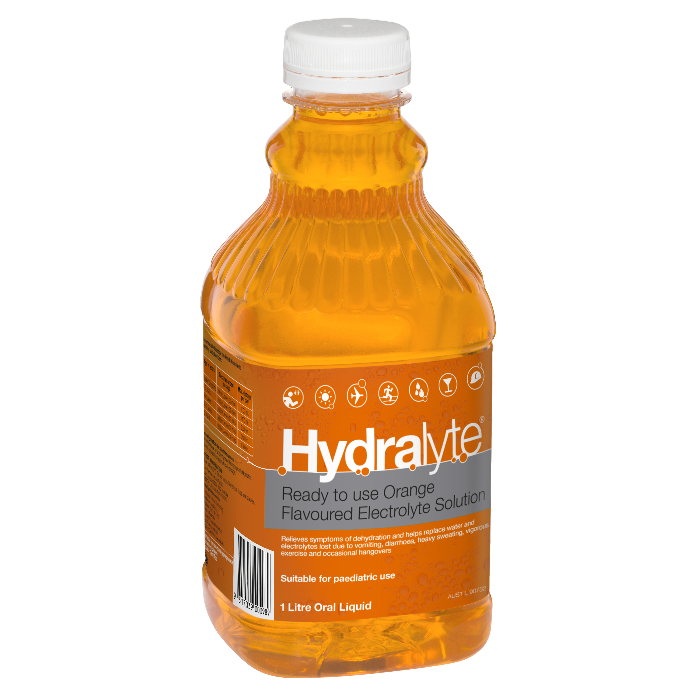 Hydralyte Ready to Use Electrolyte Solution - Orange Flavour