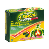 Lemsip Cough Max for Mucus Cough & Cold Capsules