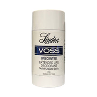 Linden VOSS Unscented Deodorant Solid Cream Stick