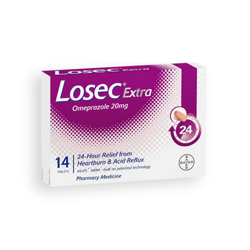 Losec Extra Omeprazole 20mg