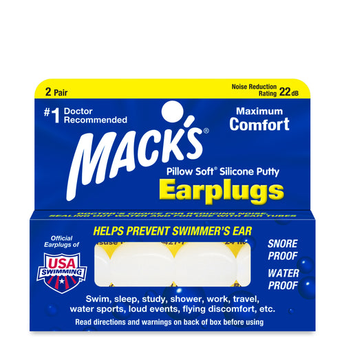 Mack's Pillow Soft Silicone Putty Ear Plugs