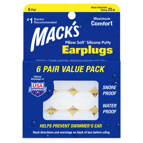 Mack's Pillow Soft Silicone Putty Ear Plugs