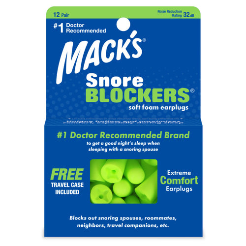 Mack's Snore Blockers Soft Foam Ear Plugs