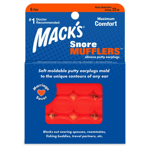 Mack's Snore Mufflers Silicone Putty Ear Plugs