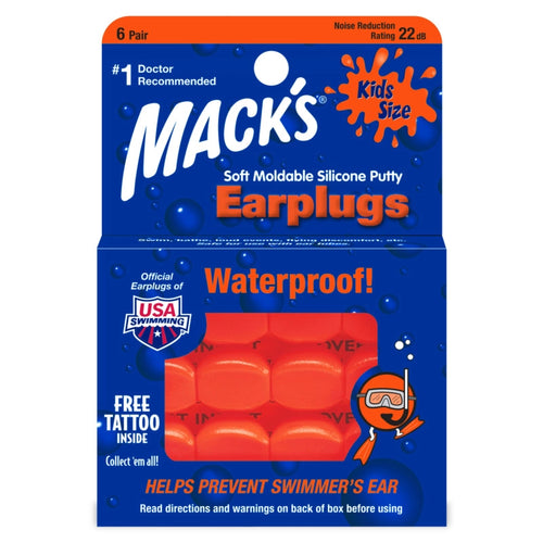 Mack's Soft Moldable Silicone Putty Ear Plugs - Kids Size