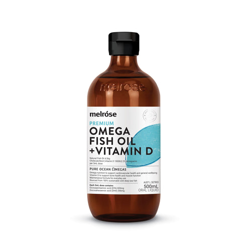 Melrose Premium Omega Fish Oil + Vitamin D